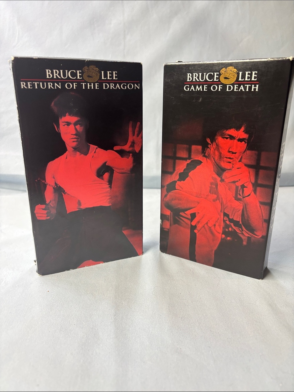 Lee Bruce Lee Two-Pack VHS Art – Black and Red
